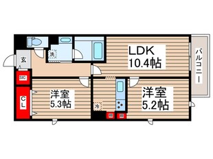 Noble Maisonの物件間取画像